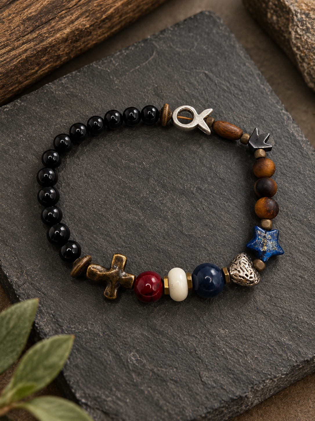 The Story of Jesus Bracelet — Stone Men’s Edition